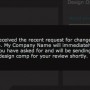 After Client Changes "Thank You" (pop-up)