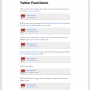 Twitter Feed on Page
