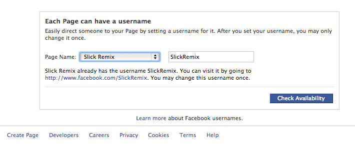 Change your vanity name